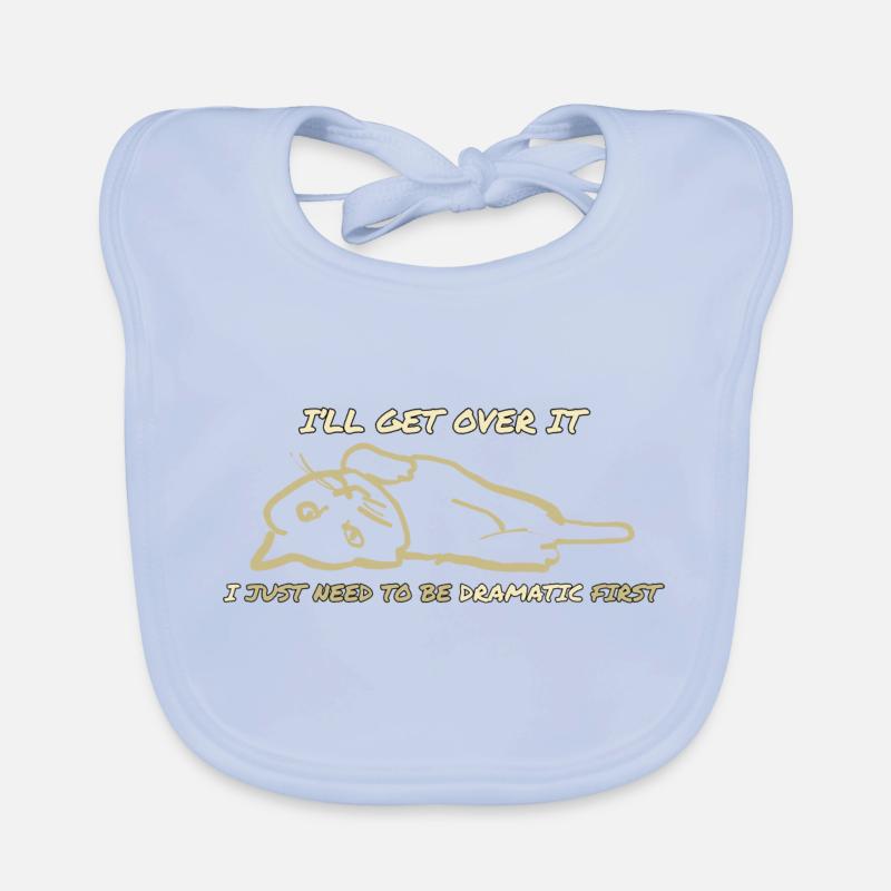 i just need to be dramatic Organic Baby Bibs