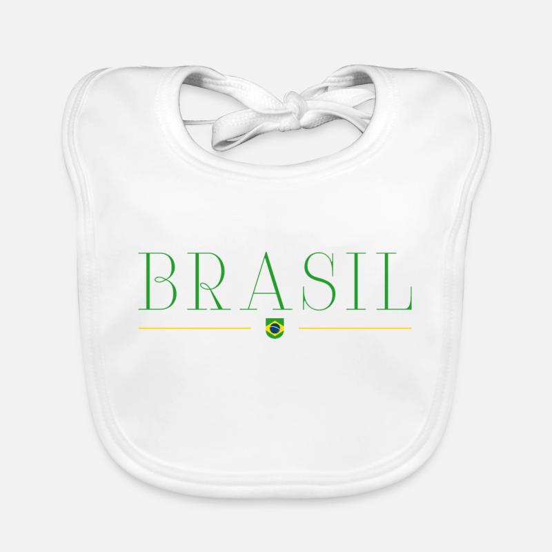Ich liebe Brasilien Baby Bio-Lätzchen