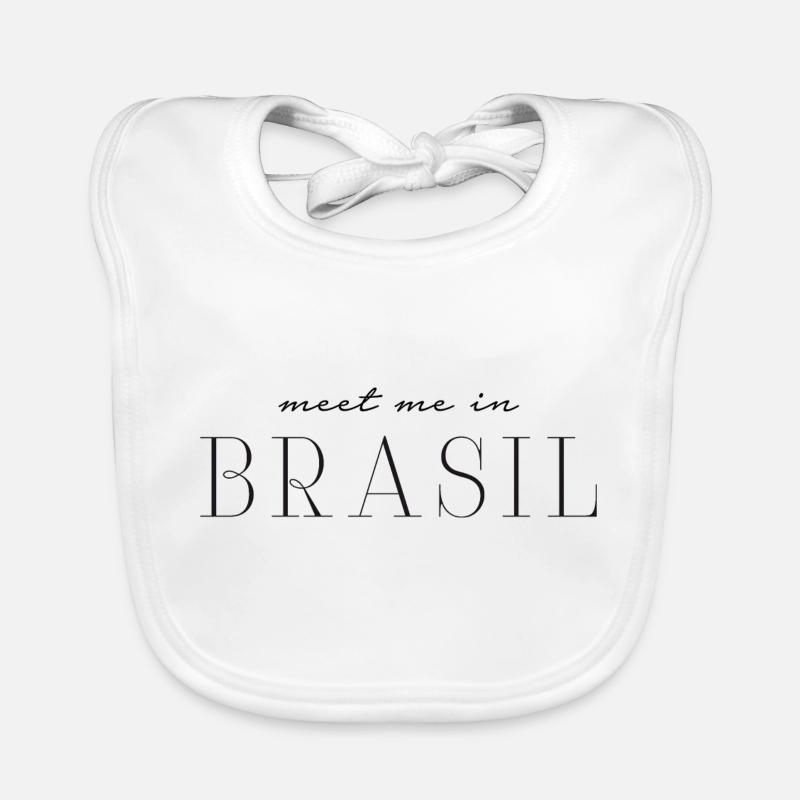 I love Brazil Organic Baby Bibs