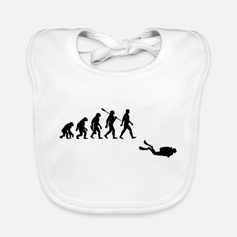 Evolution Diving Diver Bavoir bio Bébé