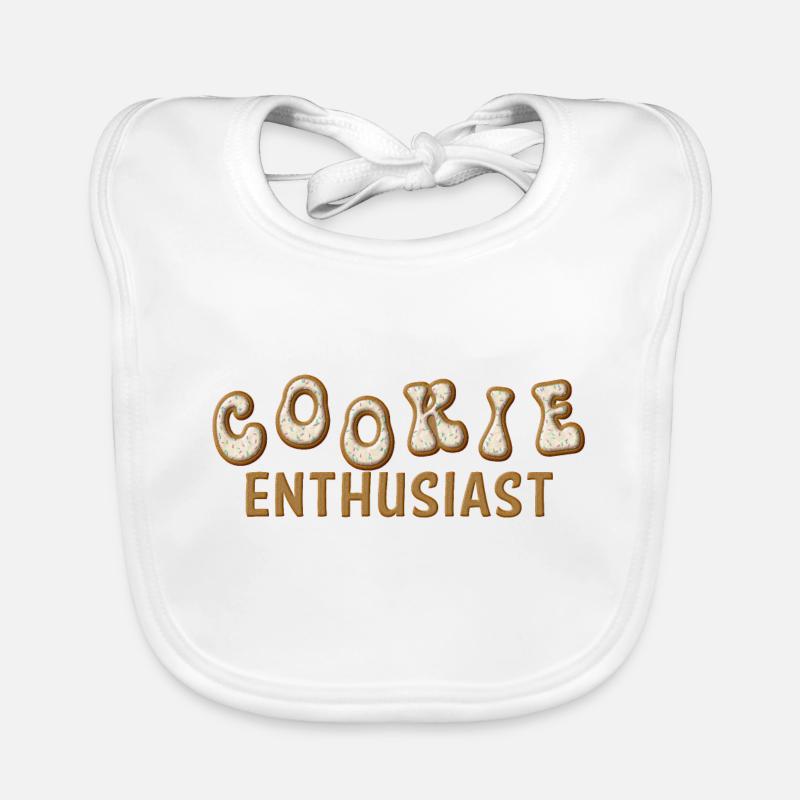 Passionné de cookies Bavoir bio Bébé