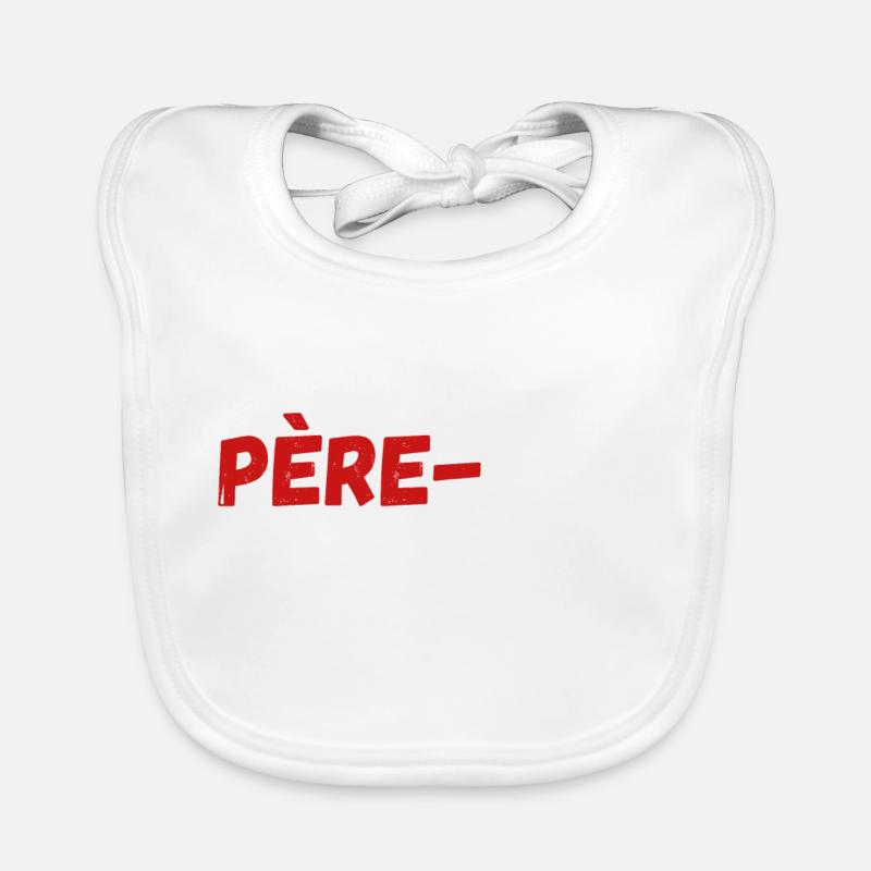 Père fect Depuis 1998 - Bavoir bio Bébé - blanc