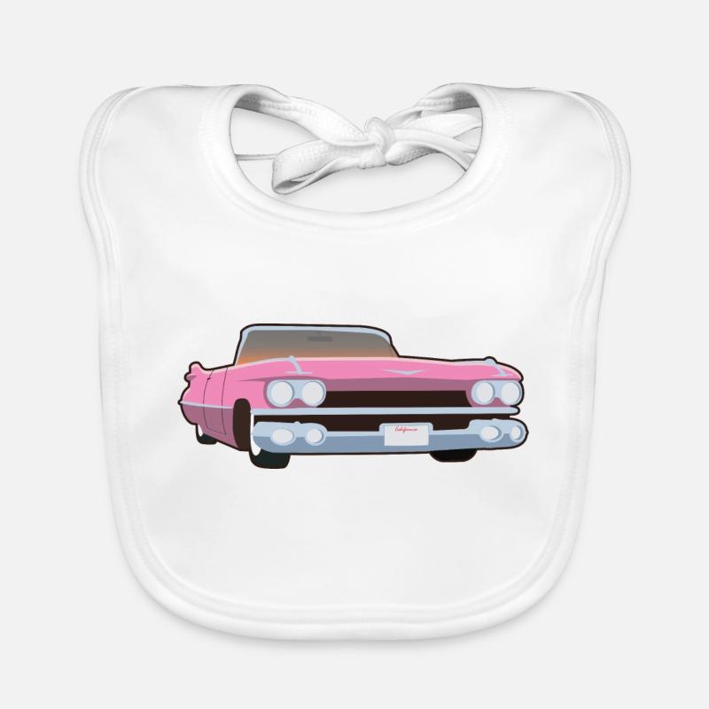 Cadilac Hot Pink Baby Bio-Lätzchen