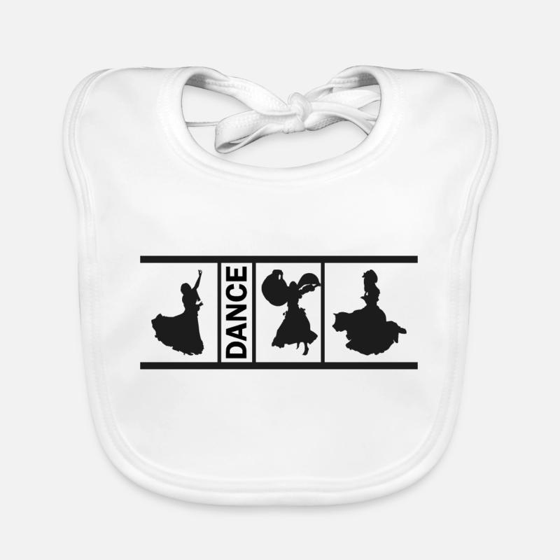 Dancing Dance Music Baby Bio-Lätzchen
