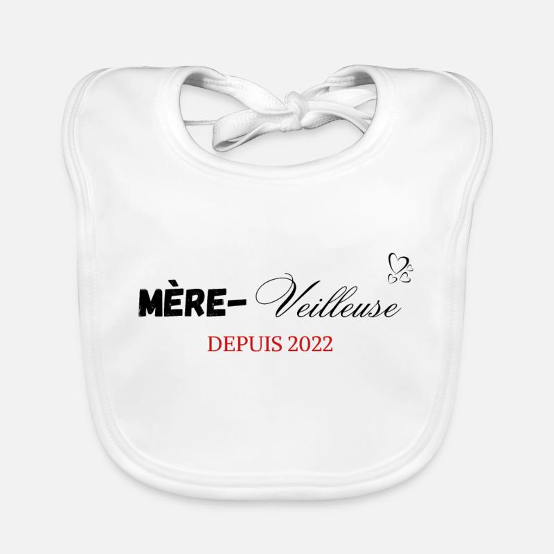 Mère veilleuse depuis 2022 Bavoir bio Bébé