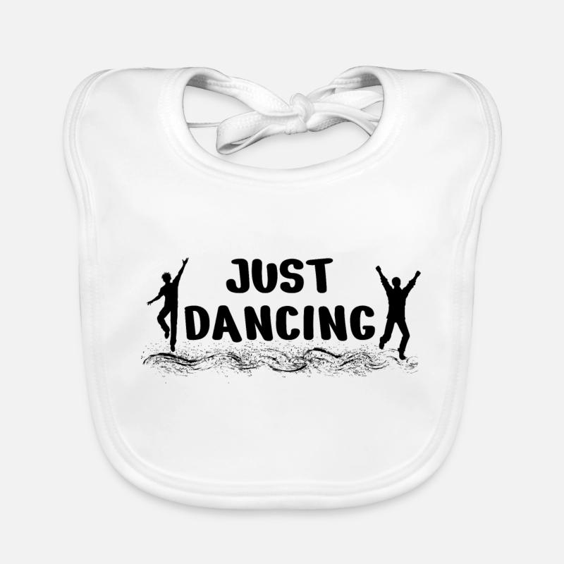 Dancing Dance Music Baby Bio-Lätzchen