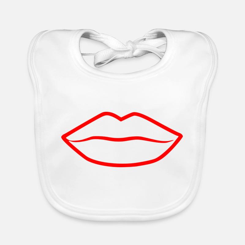 Rave læber Hagesmække af økologisk bomuld