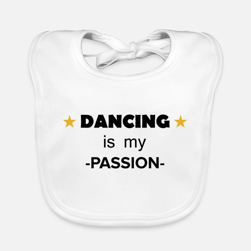 Dancing Dance Music Baby Bio-Lätzchen