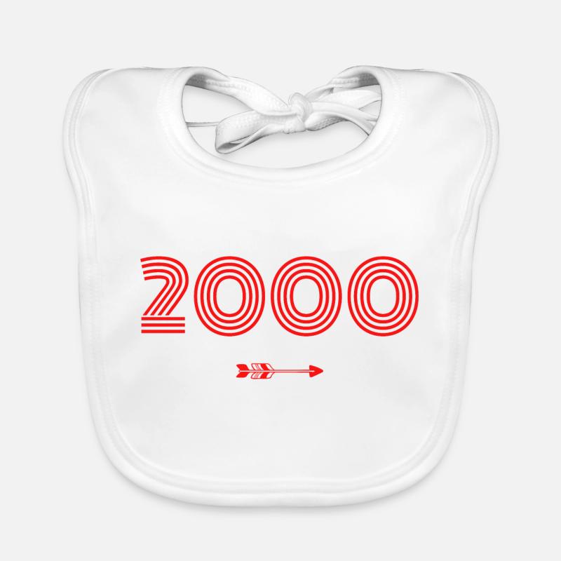 Né en 2000 Bavoir bio Bébé