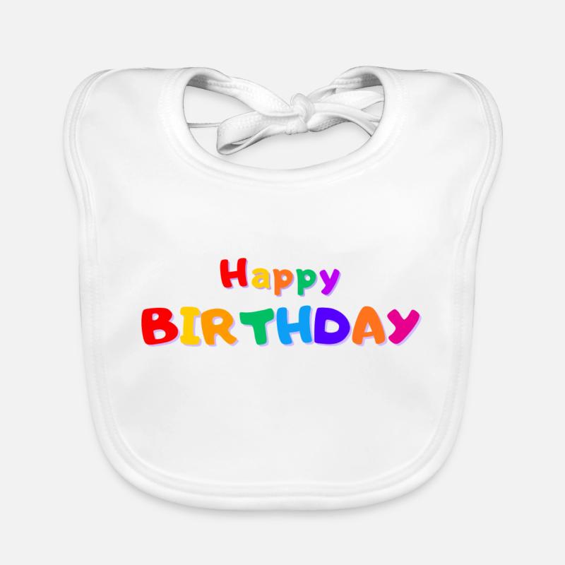 Bon anniversaire Bavoir bio Bébé