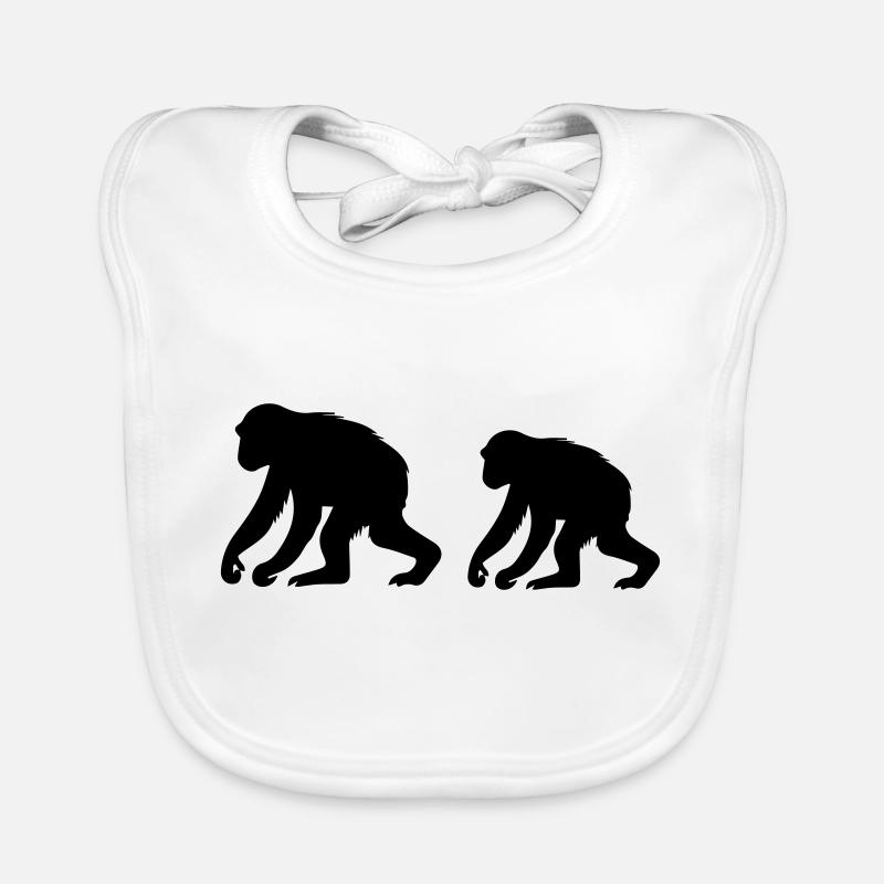 Singes Bavoir bio Bébé