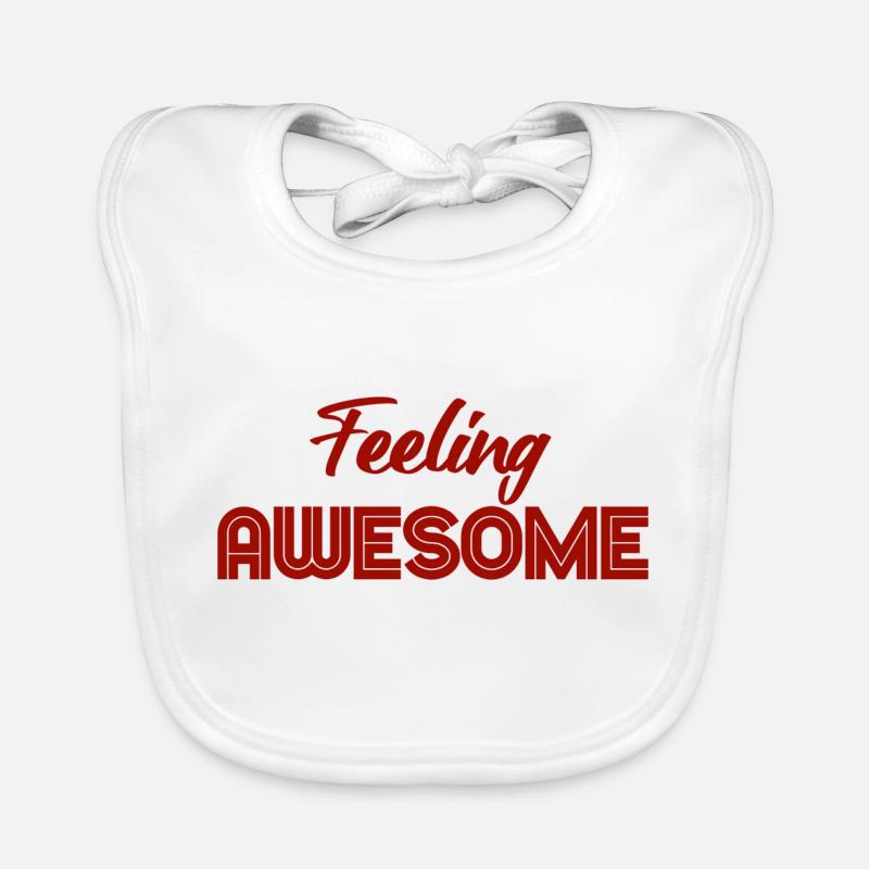 Feeling awesome Organic Baby Bibs