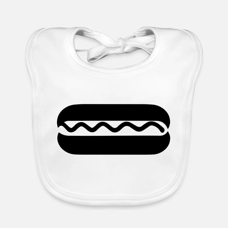 Hot Dog Baby Bio-Lätzchen