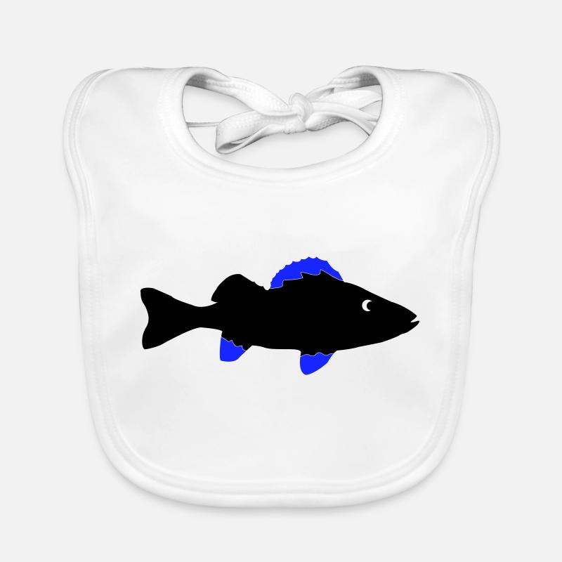 Poisson perche Bavoir bio Bébé
