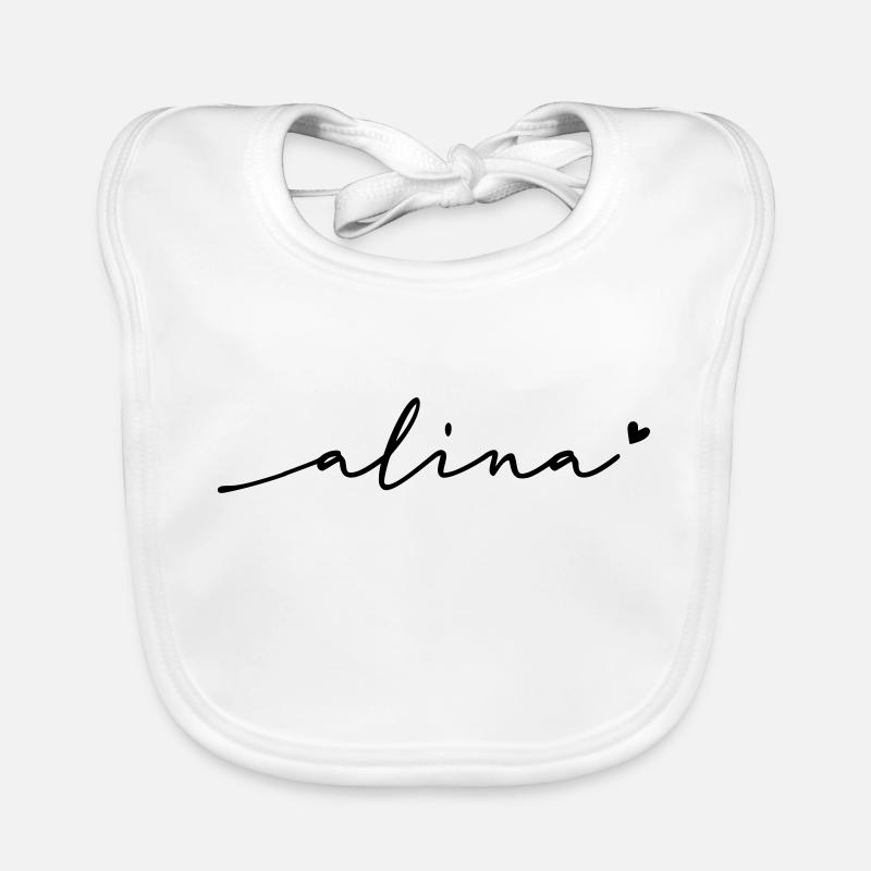 Nom cursif d’Alina Bavoir bio Bébé