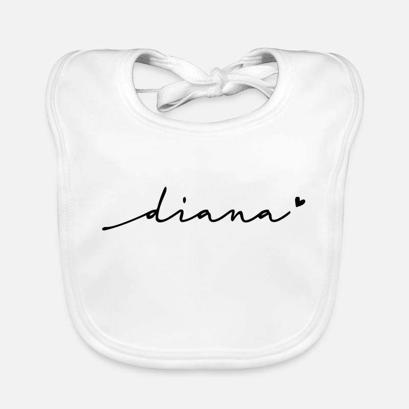 Nom cursif de Diane Bavoir bio Bébé