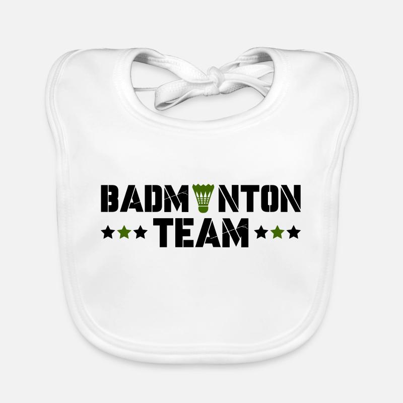 Badminton Team Baby Bio-Lätzchen