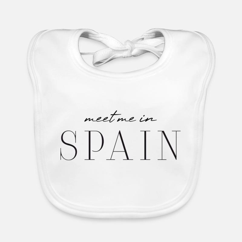 Ich liebe Spanien Baby Bio-Lätzchen