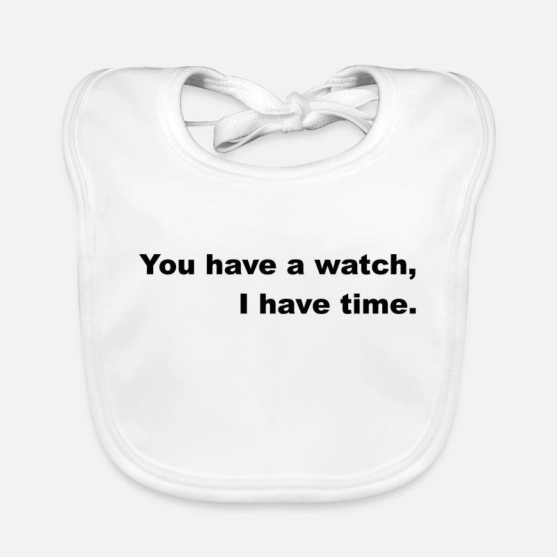 Have time or go by the clock. Organic Baby Bibs
