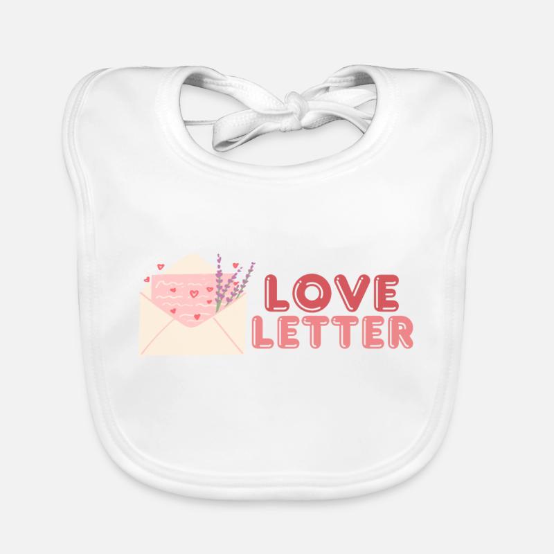 Love letter Baby Bio-Lätzchen