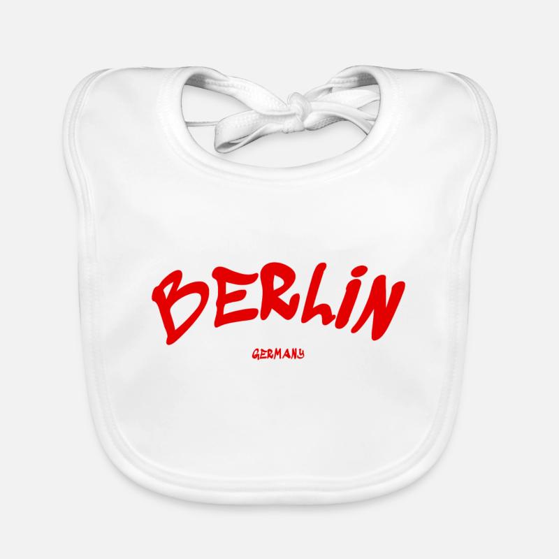Berlin - Germany - Germany - Brandenburg Gate Organic Baby Bibs