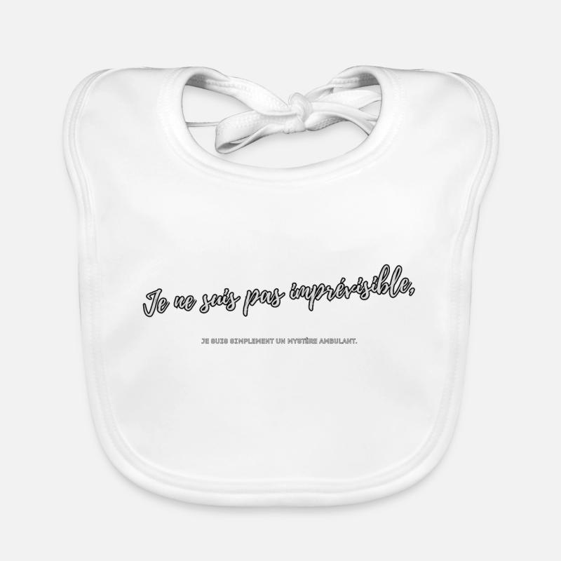 Imprévisible Bavoir bio Bébé