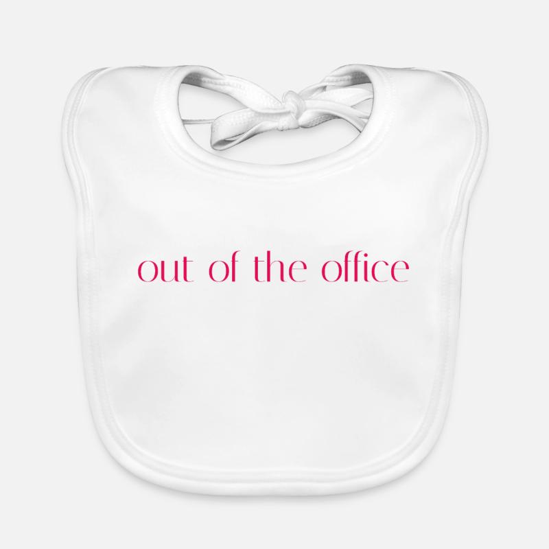 Absent du bureau 3 Bavoir bio Bébé