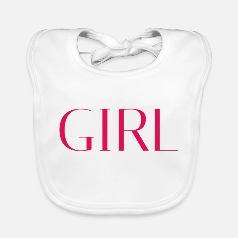 FILLE Bavoir bio Bébé
