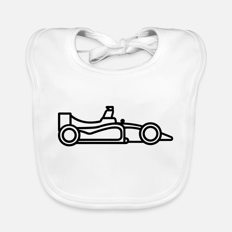 Race Car Organic Baby Bibs