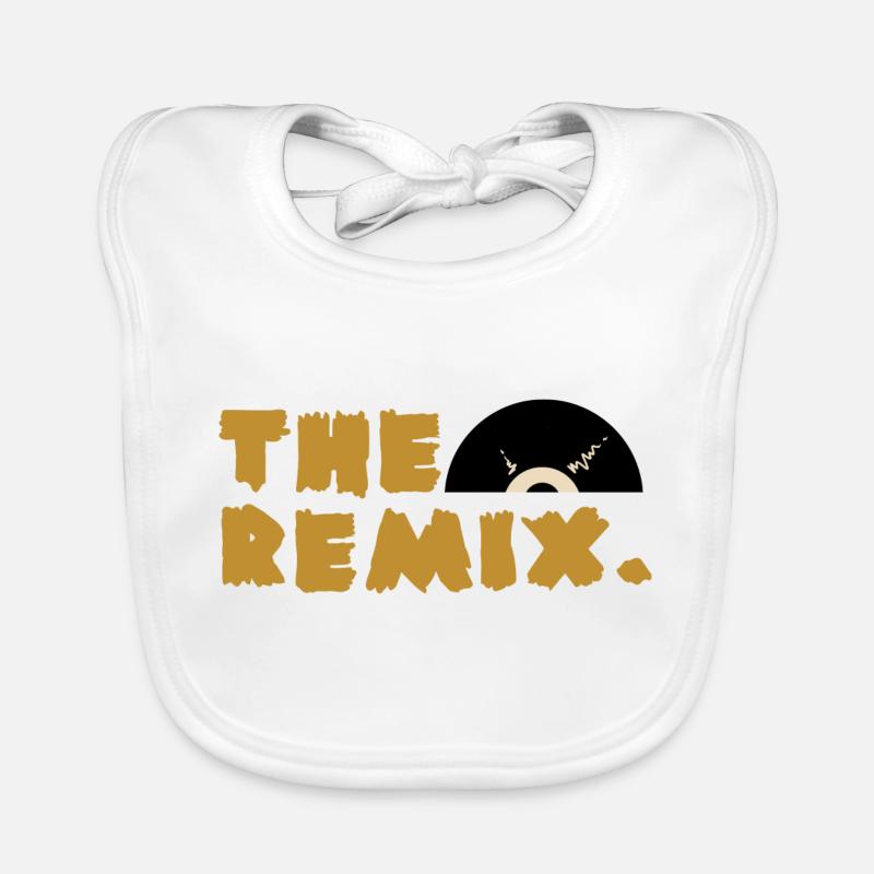 The Remix - Baby Bio-Lätzchen - Weiß