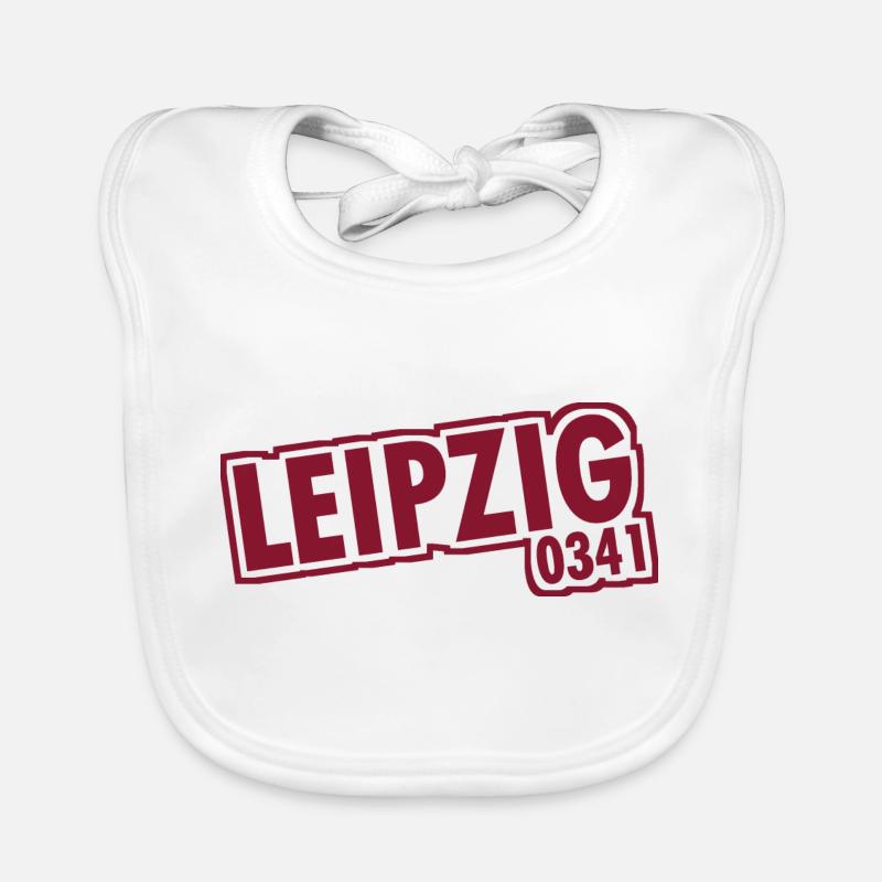 Leipzig - 0341 - Area Code - Saxony Organic Baby Bibs