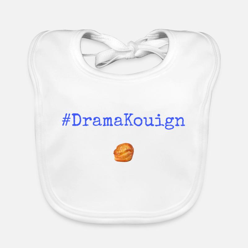 #DramaKouign Blue Bavoir bio Bébé