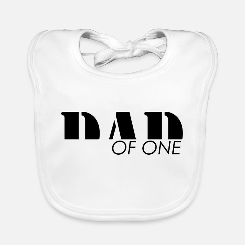 Papa - Vater eines Kindes Baby Bio-Lätzchen