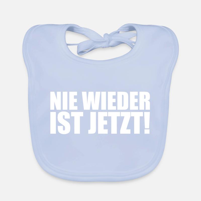 Never again is now Organic Baby Bibs