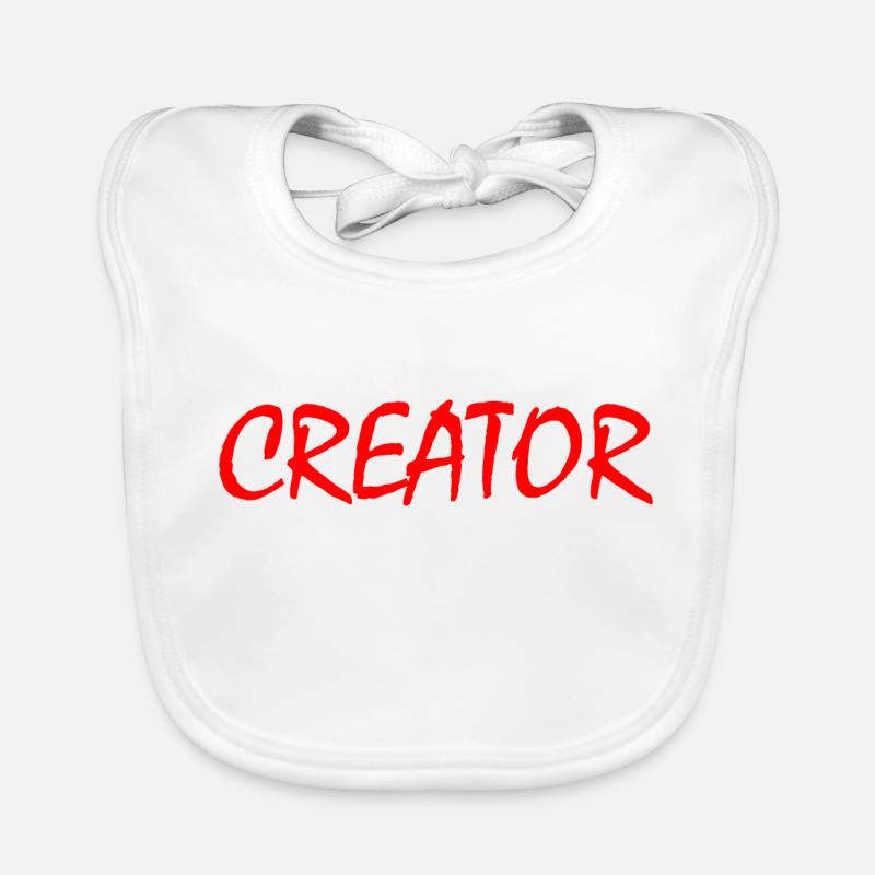 Creator - Baby Bio-Lätzchen - Weiß