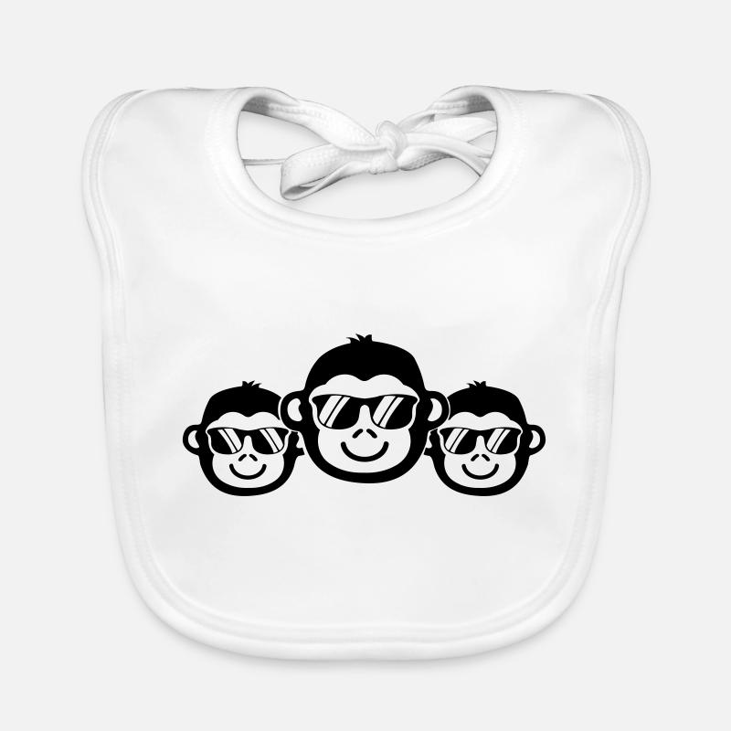 affen cool 1 Baby Bio-Lätzchen