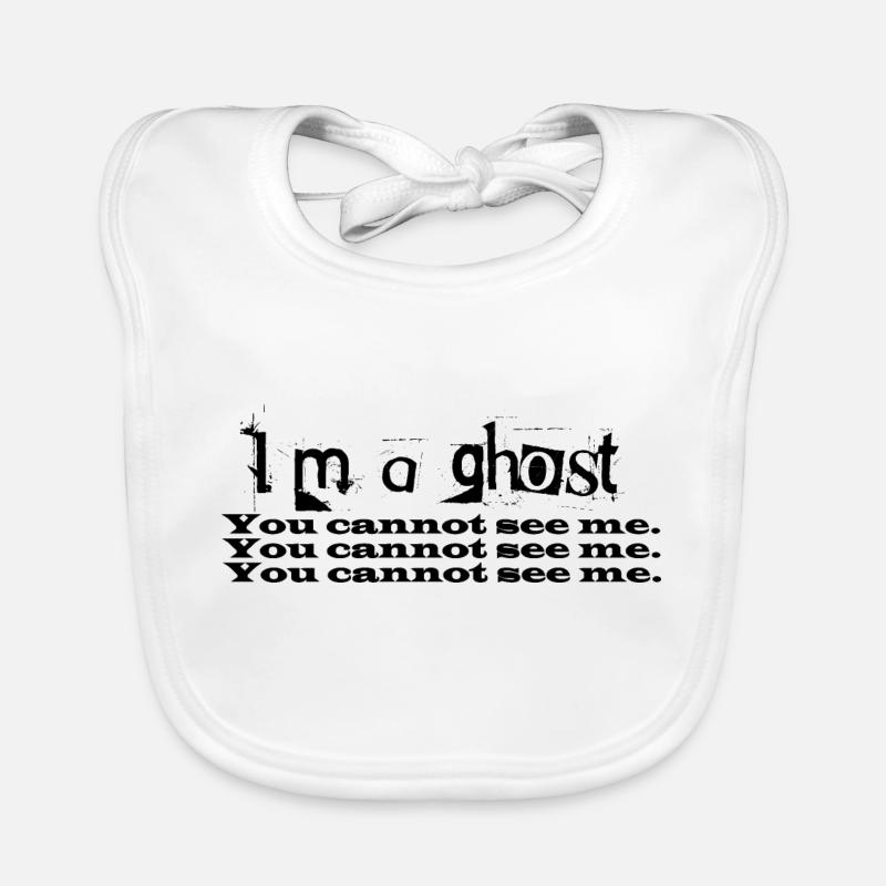I m a ghost Baby Bio-Lätzchen