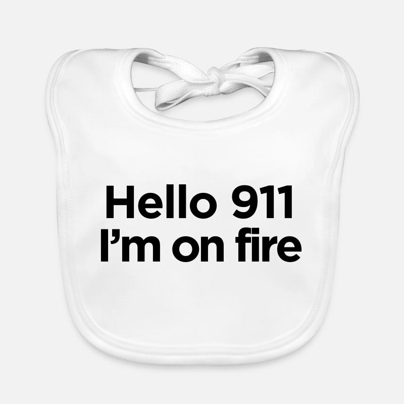 I AM ON FIRE Organic Baby Bibs