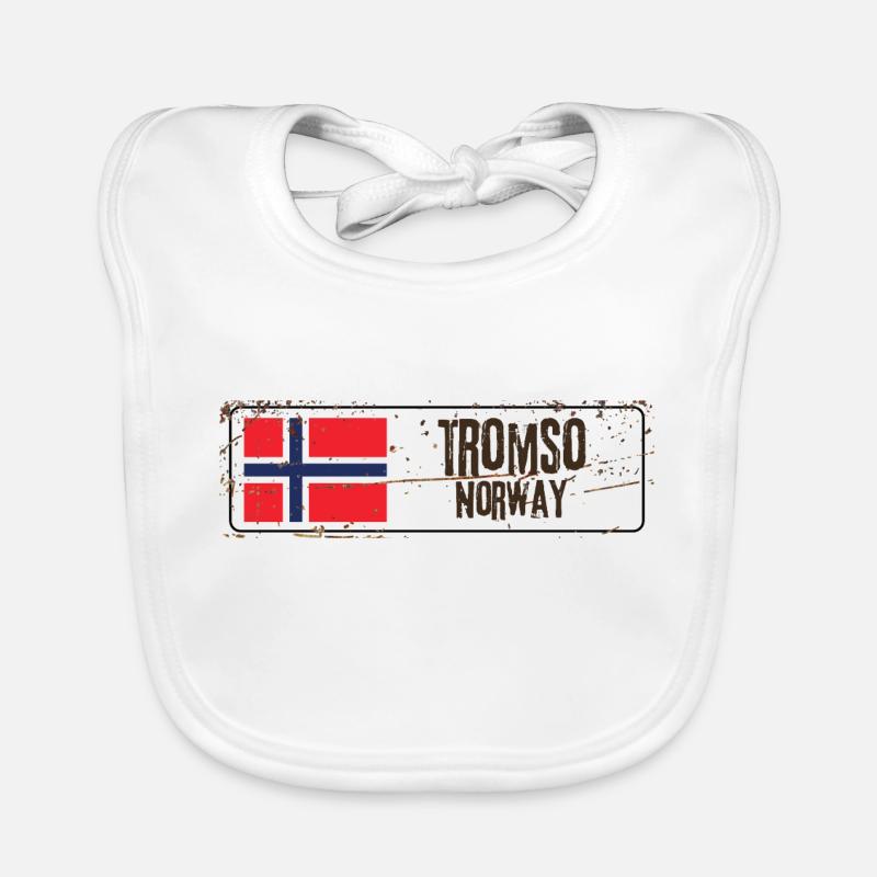 Tromsø, Norvège Bavoir bio Bébé