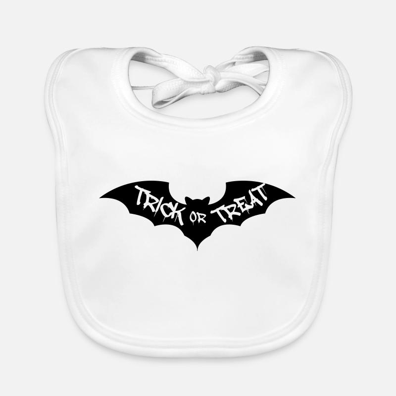 Fledermaus Trick or Treat Baby Bio-Lätzchen