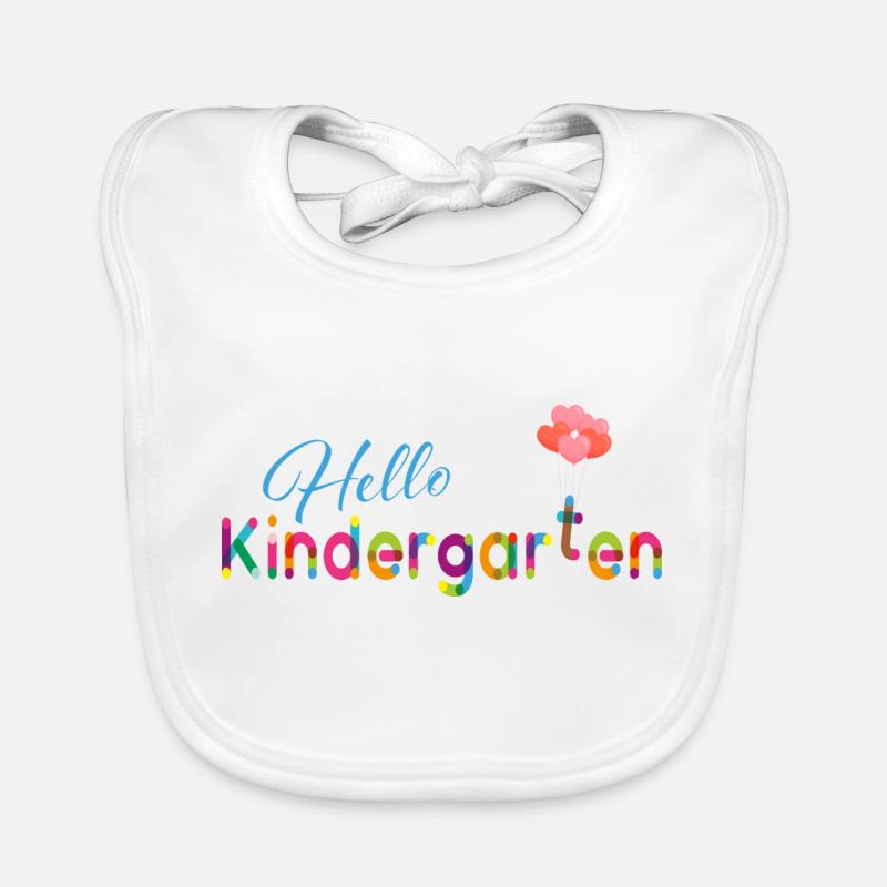 Hello Kindergarten Organic Baby Bibs