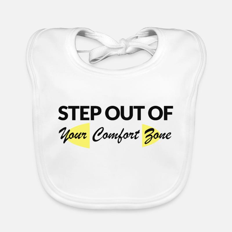 Step Out of Your Comfort Zone Baby Bio-Lätzchen