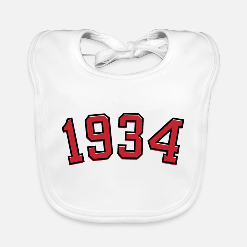 Année de naissance sport 1934 Bavoir bio Bébé