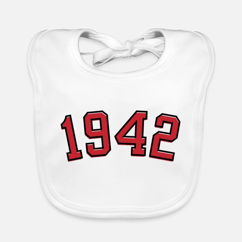 Année de naissance sport 1942 Bavoir bio Bébé