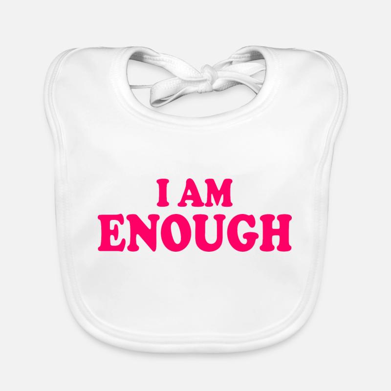 I am enough Baby Bio-Lätzchen