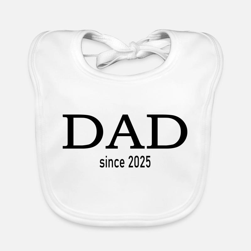 dad since 2025 Baby Bio-Lätzchen