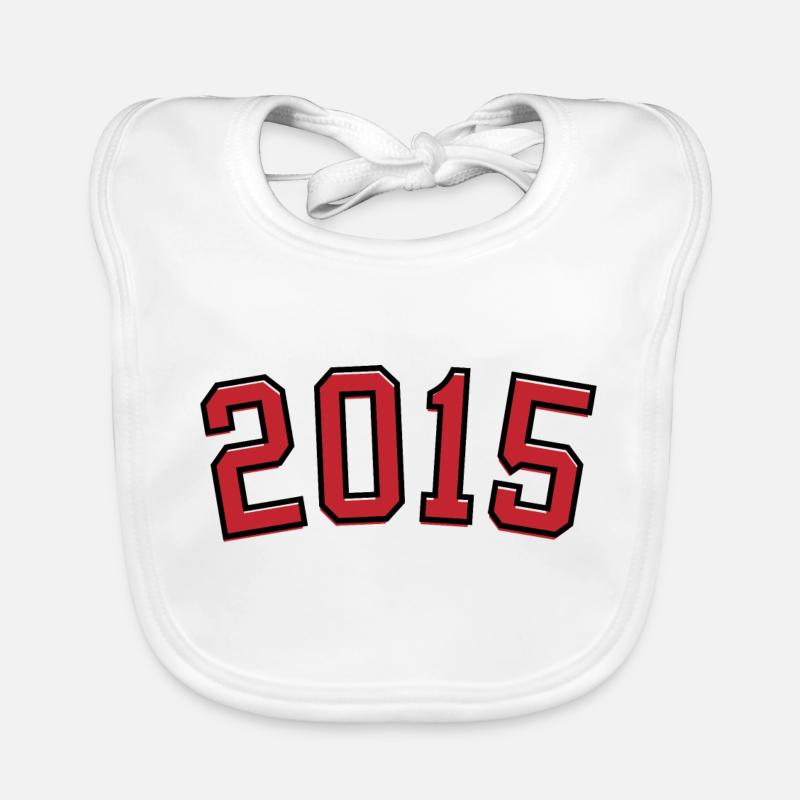 Année de naissance sport 2015 Bavoir bio Bébé