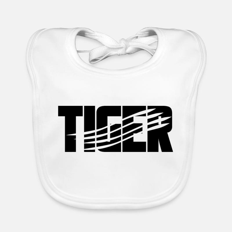 Tiger Claw Scratch Marks Organic Baby Bibs