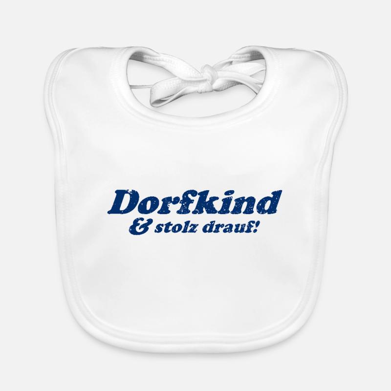 Dorfkind und stolz drauf! Baby Bio-Lätzchen