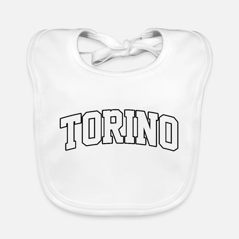 Torino-Logo: College-Design mit modernem Stil Baby Bio-Lätzchen